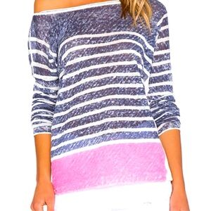 Splendid linen top. Size L.